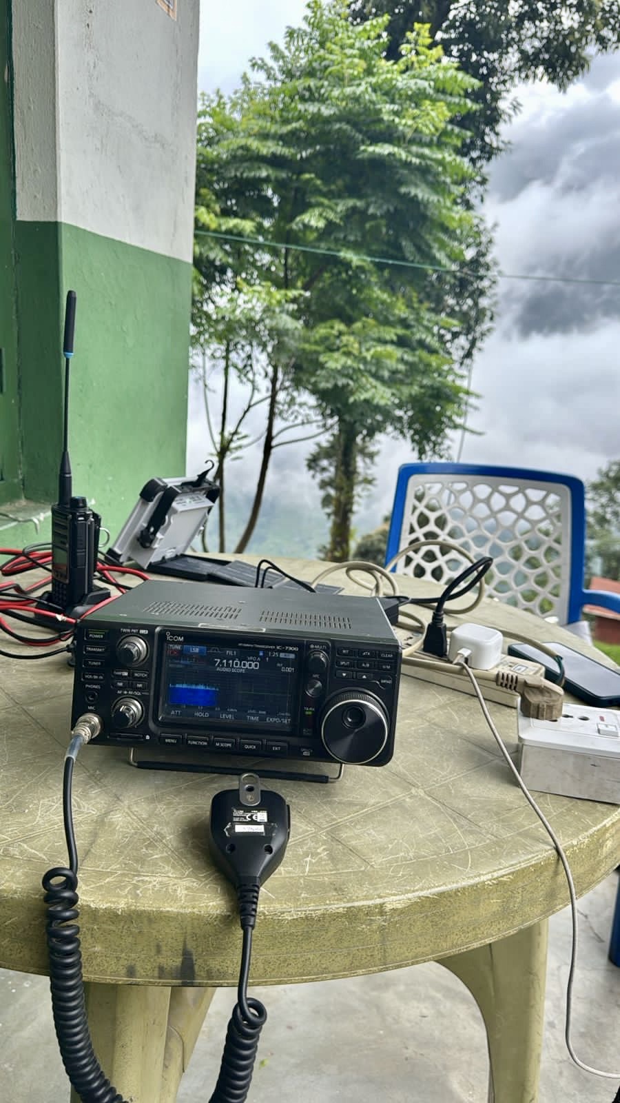Emergency communication support during rescue and relief efforts in Dhunche, Rasuwa